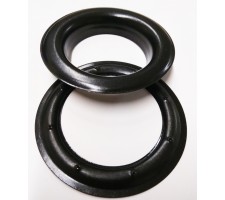 Round #15 (2'') Grommets and Washers - Black-Nickel(Fume) - GROMMETMART