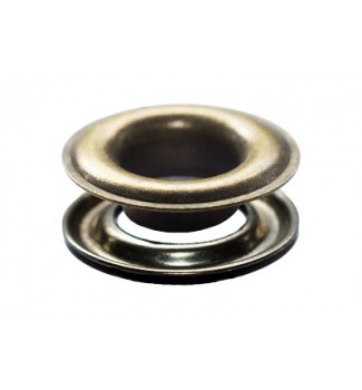  11/16" ID (#5.5) (18.2mm)Self Piercing Brass grommets & washers (Made Of Hgh Quality Brass)Antique  Brass Color