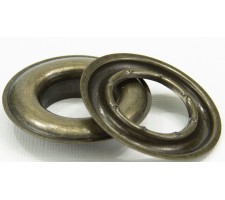 SPGW #4 (1/2")I(16mm)Self-Piercing Grommets & Washers (500 Sets) (Made Of High Quality Brass)Color Antique Brass