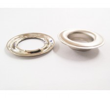 SPGW #4 (1/2")I(16mm)Self-Piercing Grommets & Washers (500 Sets) (Made Of High Quality Brass)Color Nickel