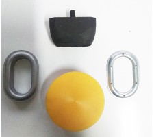 Oval Cutting Die  s Made of Stainless Steel for TIR 40x20 Oval Grommet & Washer