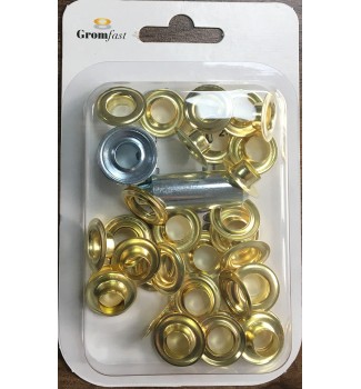 #3(12mm)Hand Tool Repair Set With 25 pcs Grommet & Washer Made of High Qulity Brass(Repair Kit)
