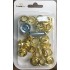 #3(12mm)Hand Tool Repair Set With 25 pcs Grommet & Washer Made of High Qulity Brass(Repair Kit)