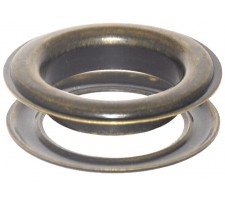 Round #12 (1 1/2\ inch ) Metal Grommets and Washers(Antique Brass Color)(ID 40 mm Ø)(100 pcs set)