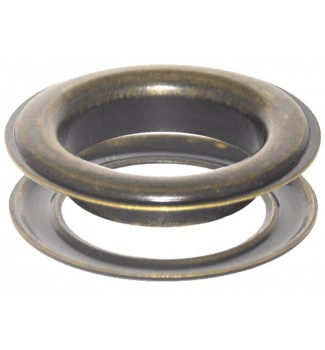 #15(2") 50 mm Metal Grommets-Eyelets & Washers (Antique Brass Plated )(100 Psc Set Per Bag)