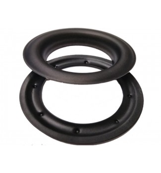 Round #12 (1 1/2\ inch ) METAL Grommets and Washers(Mat Satin Black Painted Color)(ID 40 mm Ø)